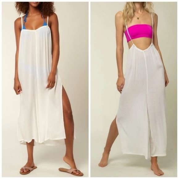 Billabong Other - NEW Billabong Pasito Gauzy Jumpsuit Swim Cover Up Women's M MSRP $68